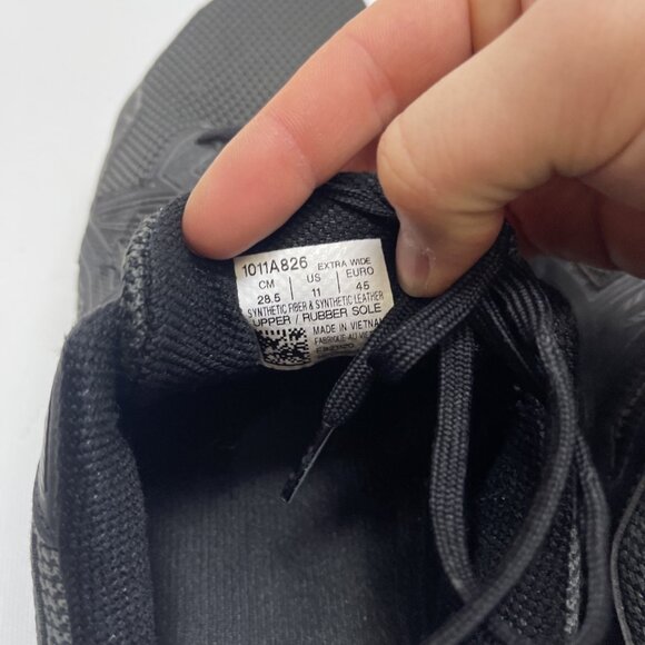 ASICS Men's Gel-Venture 8 Men Sz 11 US Extra Wide Running Shoes Triple Black - Picture 11 of 13